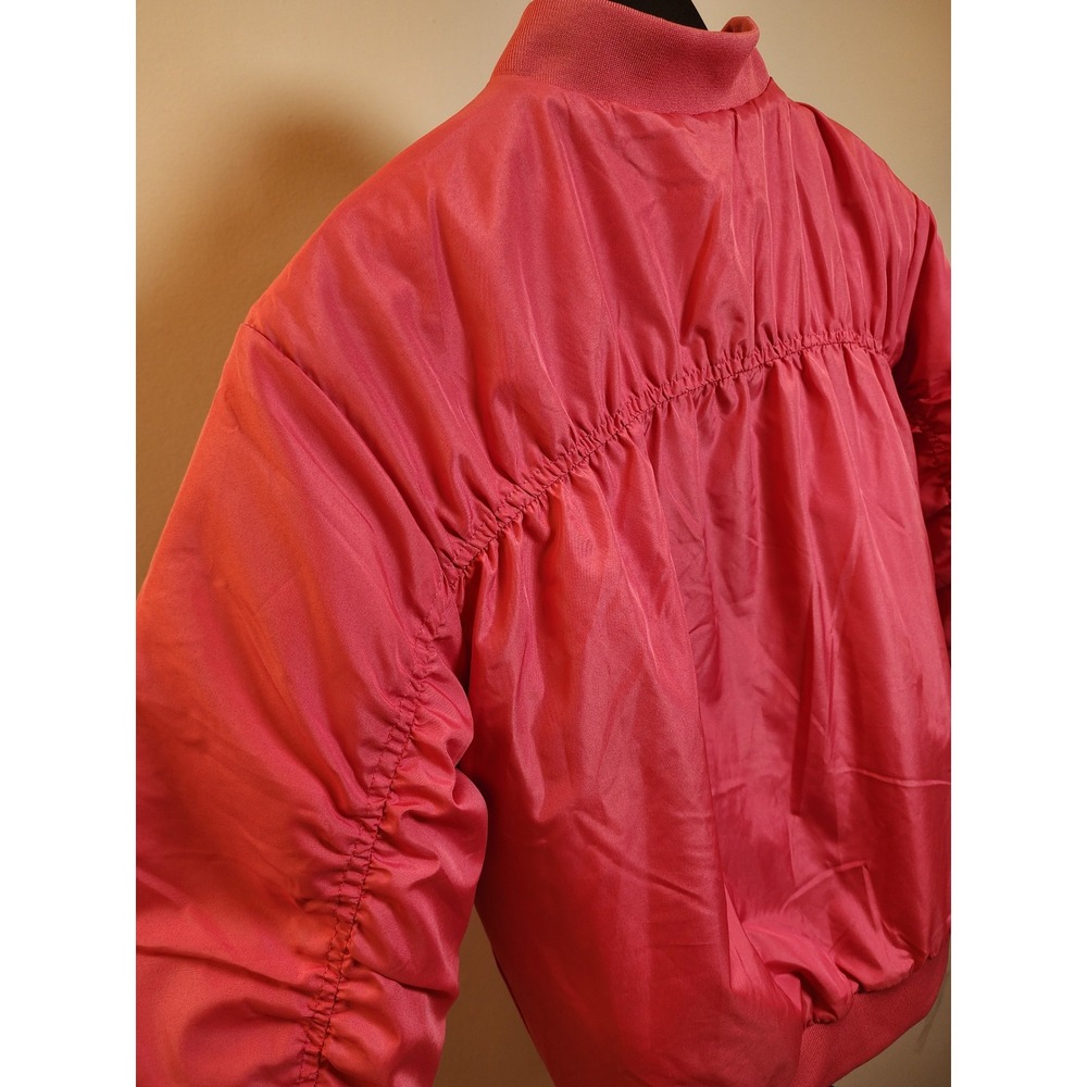 Wicked Movie Girl's Ruched Bomber Jacket Pink Size 7/8 - Know Your Power - Picture 4 of 5